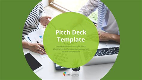 Pitch Deck Cover Slide Single