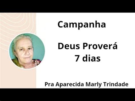 Aparecida Trindade está transmitindo ao vivo Deus proverá YouTube