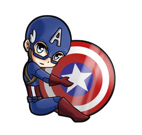 Chibi Captain America By Linalee772 On Deviantart