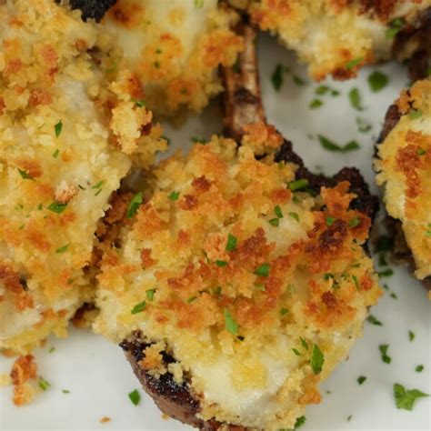 Parmesan Crusted Lamb Chops Mr Make It Happen