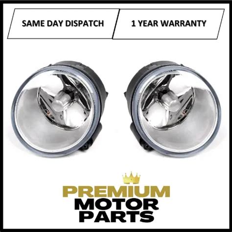 FRONT BUMPER FOG Light Lamps For Opel Vauxhall Vivaro 2001 2014 Set