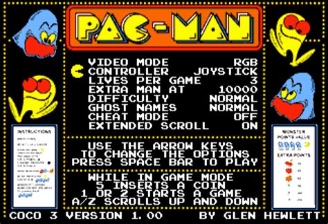 Arcade version of PACMAN ported to the TRS-80 CoCo 3 – Vintage is the ...