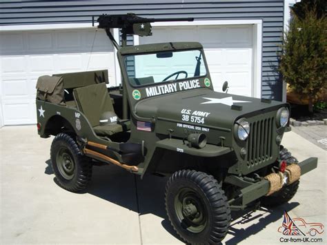 Willys 1960 Cj3b Army M606 Style Vietnam Military Type Highhood Jeep