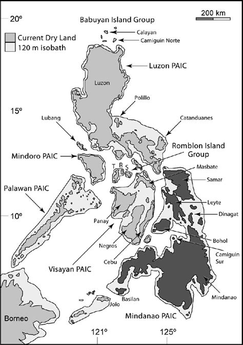 —map Of The Philippine Islands With Island Labels Provided For Islands