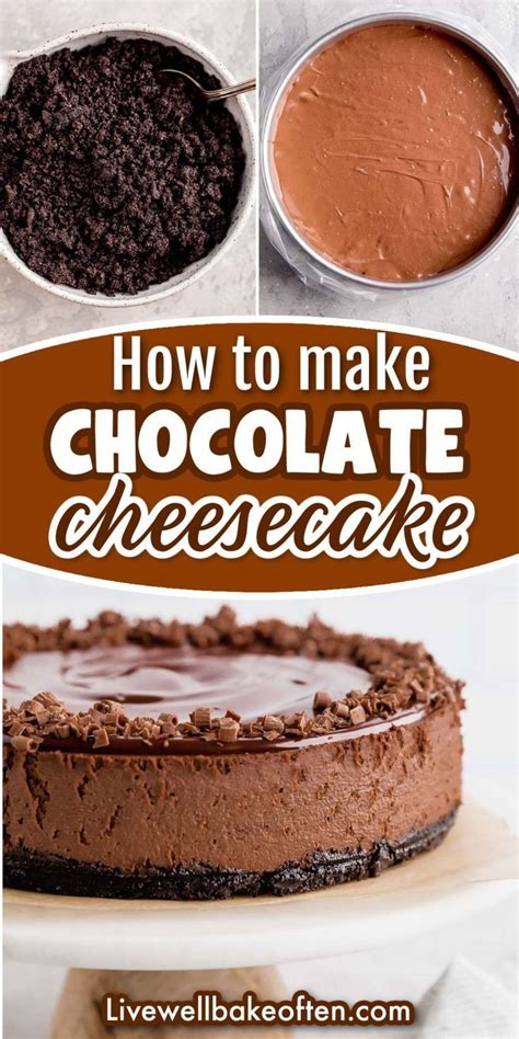 The Best Chocolate Cheesecake Recipe Best Comfort Foods Chocolate