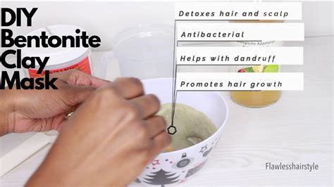 Bentonite Clay Mask Detox Hair And Scalp Diy Flawlesshairstyle Youtube