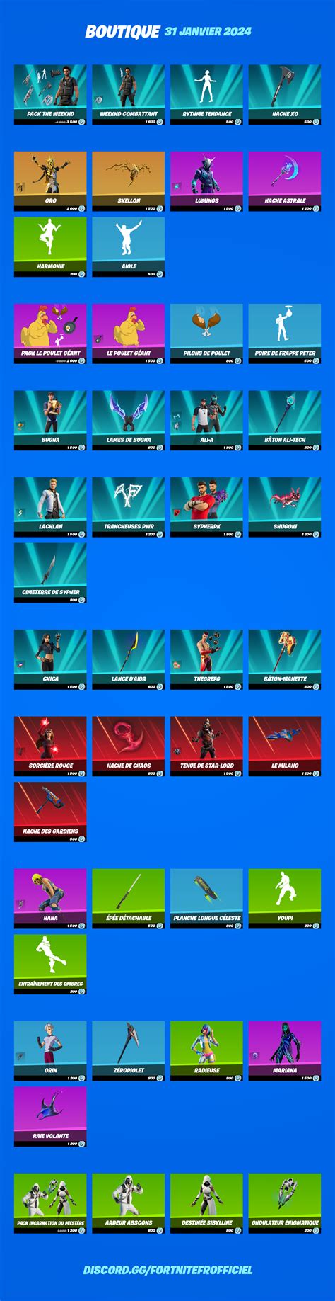 Boutique Fortnite Du Janvier Quels Sont Les Skins En Promotion