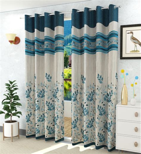 Polyester Dew Drop Readymade Curtains Dazzle Dreams X And X