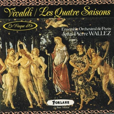 Ensemble Orchestral De Paris Antonio Vivaldi Les Quatre Saisons