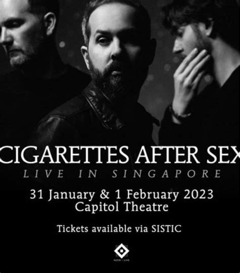 31 Jan Cigarettes After Sex Concert Tickets And Vouchers Event Tickets