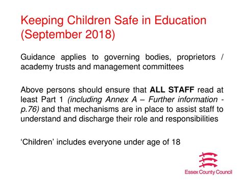 Ppt Comprehensive Safeguarding Guidelines For Schools 2019 Powerpoint