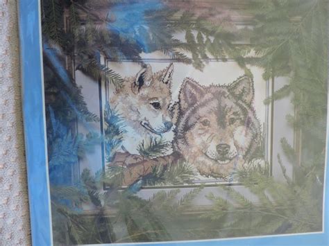 Wolves Image Counted Cross Stitch Candamar Designs Unopened Etsy