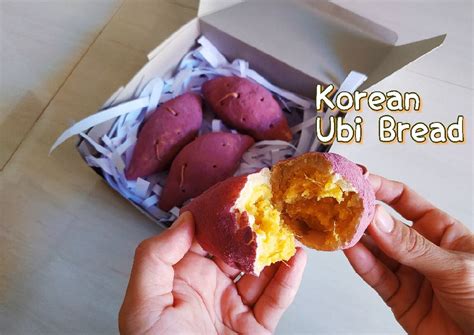 Resep Korean Ubi Bread Roti Ubi Korea Sweet Potato Bread Oleh