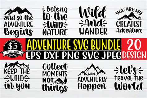 Adventure Svg Bundle Bundle · Creative Fabrica