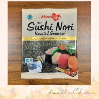 Jual Mamasuka Sushi Nori Roasted Seaweed 20gr 10s Shopee Indonesia