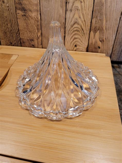 Godinger Crystal Famous Hersheys Kiss Crystal Candy Dish Etsy