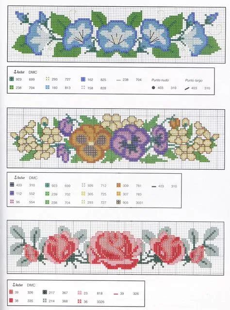 Cenefas De Rosas En Punto De Cruz Imagui