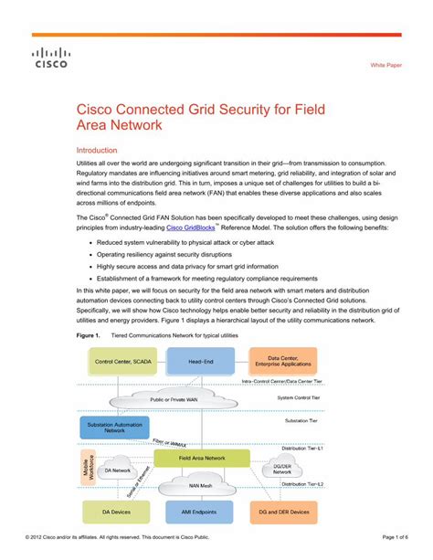 Pdf Cisco Connected Grid Security For Field Area Network Dokumen Tips