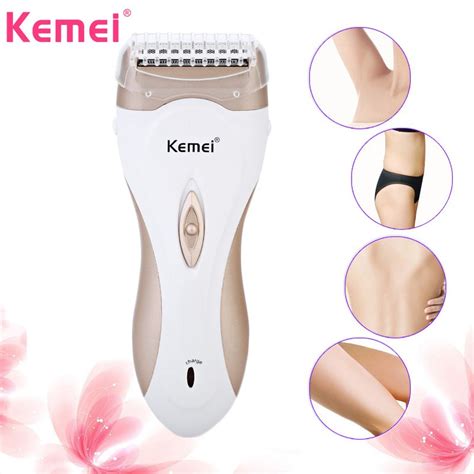 Kemei KM 3518 Máquina Depiladora Eléctrica Para Mujeres Raspado Cuerpo