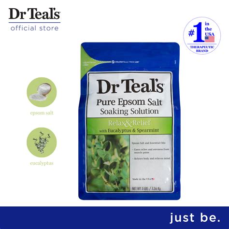 Dr Teal S Relax And Relief Pure Epsom Salt Soak With Eucalyptus And