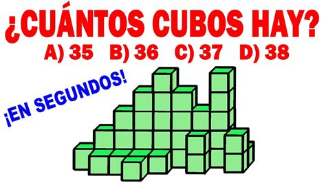 𝐓𝐄𝐒𝐓 𝐏𝐒𝐈𝐂𝐎𝐓É𝐂𝐍𝐈𝐂𝐎 19 Cuántos CUBOS Hay Cuenta Los Cubos EN