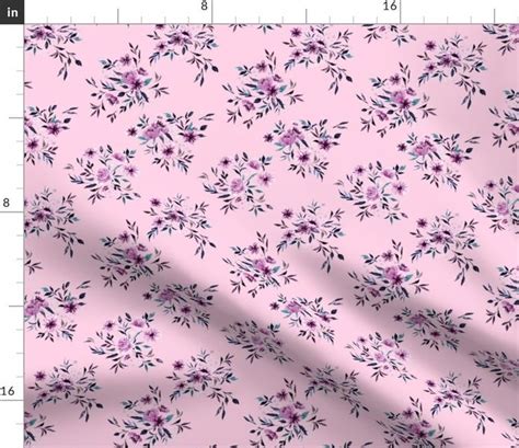 Colorful Fabrics Digitally Printed By Spoonflower Emila Watercolor