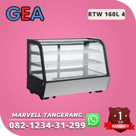 Jual Gea Rtw L Counter Top Cake Showcase Pendingin Kue Kab