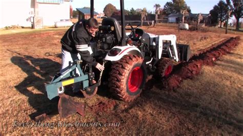 How To Plow Your Garden With A Compact Tractor Youtube