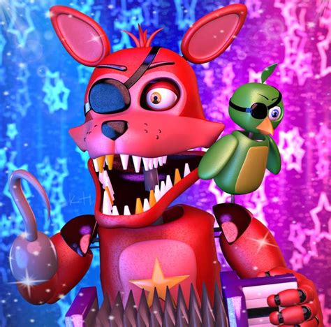 Fnaf Sfm Rockstar Foxy By Kameron Haru On Deviantart Fnaf Fnaf Hot