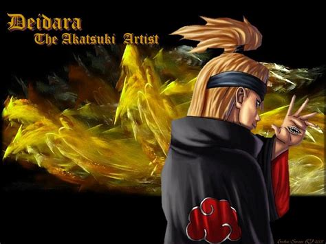 Deidara Naruto Shippuuden Wallpaper 32787411 Fanpop