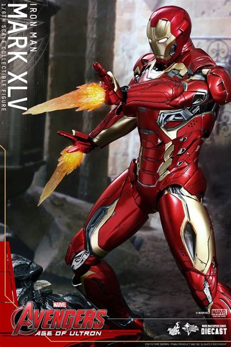 Hot Toys Avengers Age Of Ultron Iron Man Mark Xlv Action Figure Geektyrant