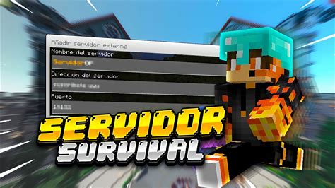 Nuevo Servidor Survival Para Minecraft Pe New Survival