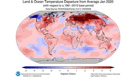 January Was Earth S Warmest January On Record Noaa Says The