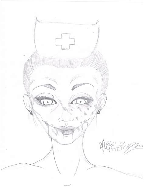 Zombie Nurse Makeup Design By Cagenail On Deviantart