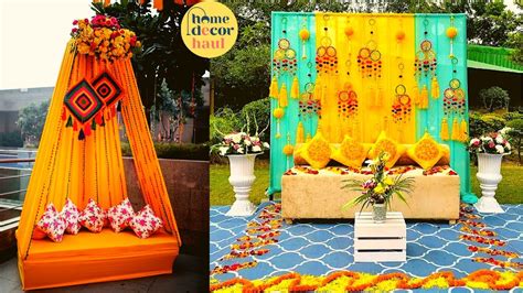 Haldi Decoration Ideas At Home To Make Your Function Vibrant And