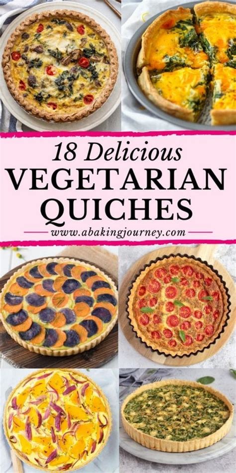 18 Delicious Vegetarian Quiche Recipes A Baking Journey