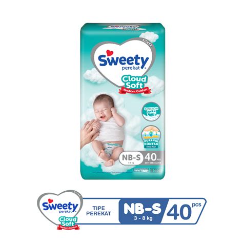 Jual Sweety Silver Cloud Soft Comfort NB S 40 Perekat Pants M46