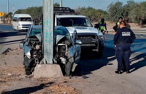 Muere Conductor Al Chocar Contra Poste Met Lico