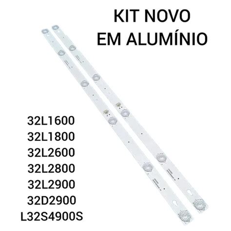 Kit Barras De Led Semp Tcl 32l1800 32l2800 32l2900 L32s4900 L32s4900s