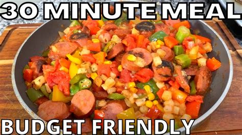 Delicious 30 Minute Meal On A Budget Youtube