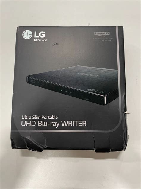 Lg Bp60nb10 Portable Slim 4k Ultra Hd Blu Ray Burner 719192613706 Ebay