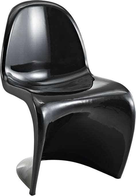 Amazon Slither Chair In Glossy Black Eei Blk Office Products