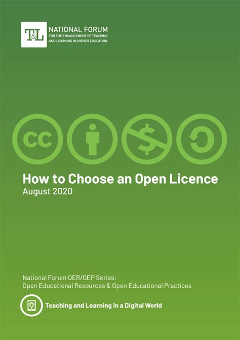 How To Choose An Open Licence National Resource Hub