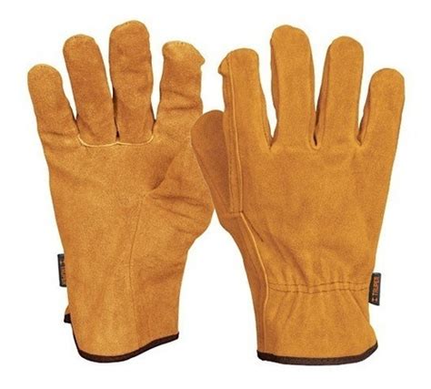 Guantes De Carnaza Banda Ajustable Largo Truper 14240