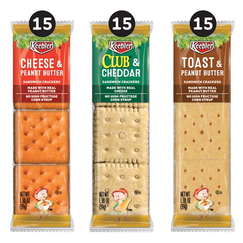 Keebler Sandwich Crackers Variety Pack Oz Count Walmart