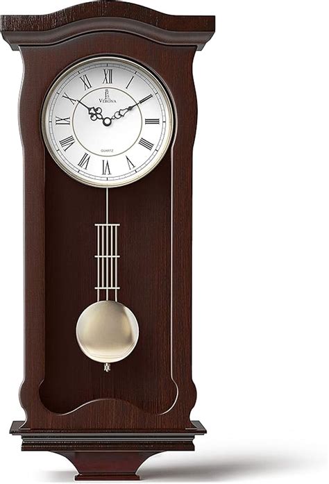 Best Pendulum Wall Clock Silent Decorative Wood Clock With Swinging