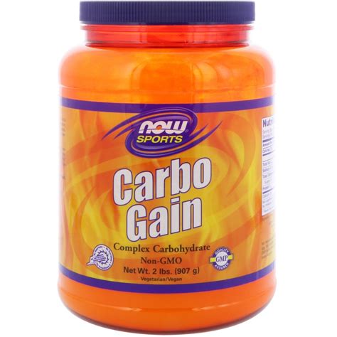 Now Foods, Sports, Carbo Gain, 2 lbs (907 g) - Byclue
