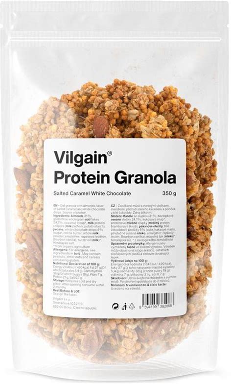 Vilgaing Granola Proteinowa Solony Karmel Z Bia Czekolad G Ceny