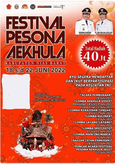 Ragam Twibbon Festival Pesona Aekhula Pfa Di Tahun Waca Berita