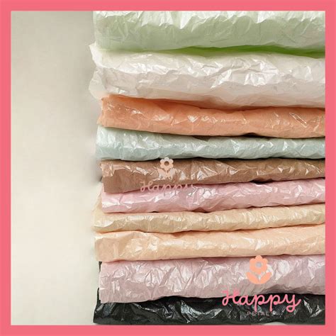 Jual Pcs Flower Wrapping Pearl Pear Paper Sydney Tissue Waterproof